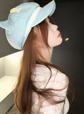 日系Y2K猫耳甜酷八角帽女