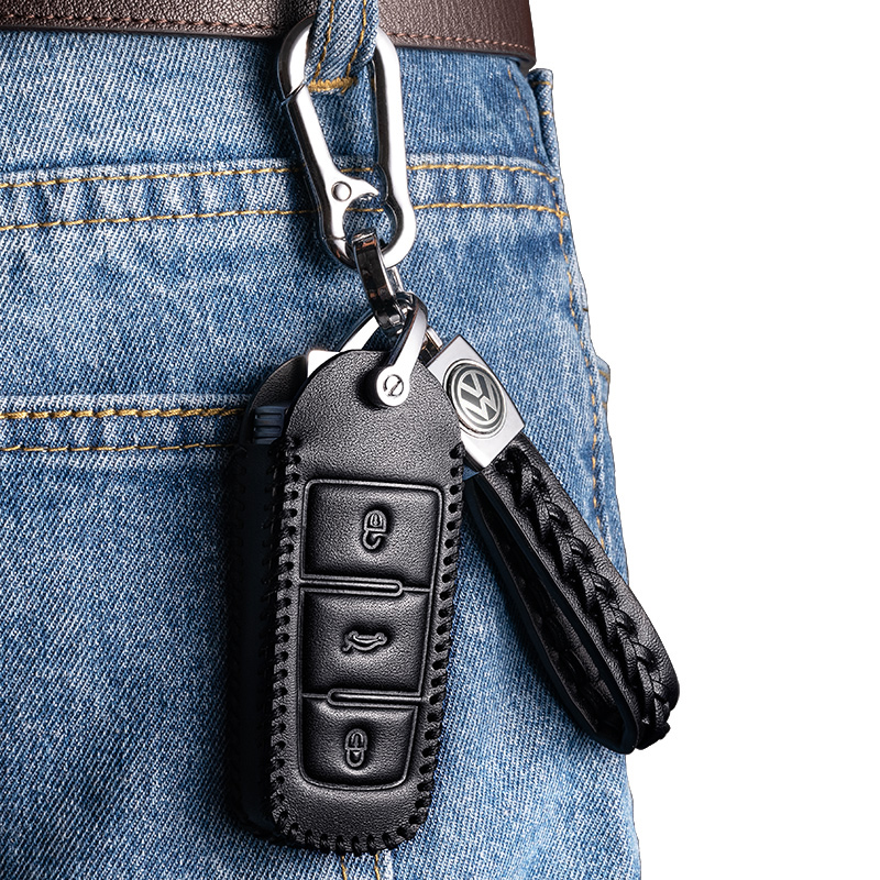 适用于2021款大众新途昂330钥匙套19途昂X380TSI四驱汽车真皮包扣 - 图2