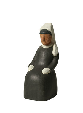 现代简约抽象人物陶瓷雕塑摆件样板间客厅书房书架民宿软装饰品