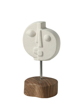 样板房现代创意极简异形几何陶瓷摆件花插电视柜售楼处装饰工艺品