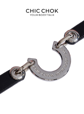 欧洲进口原创真皮项圈LOGO定制