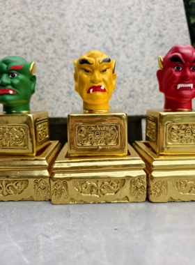 源头厂家香樟木五鬼印章6X6厘米规格现货摆件实拍包刻字