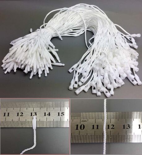 吊粒通用吊绳 高档加粗棉绳 子弹头挂绳 服装吊牌绳线 蜡绳涤绳 - 图0