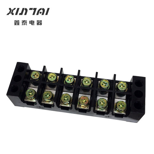 厂家直销TBC-6006 TB-606 60A/6P 接线端子 端子排 接线柱 (铜) - 图1
