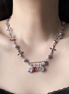 甜酷风小众轻奢锁骨链