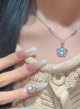 新款轻奢百搭海洋之星项链高级设计精致气质送女朋友闺蜜锁骨链