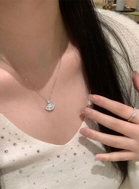 公主的裙摆项链女千金贵气高级感锁骨链生日礼物送闺蜜配饰