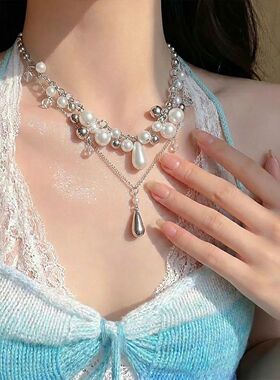 纯白缪斯 精致多层珍珠choke项链女款2026新款高级感气质礼服配饰