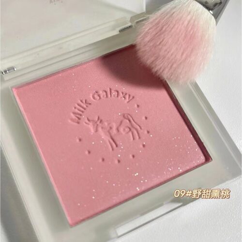 太嫩了!xixi新款2021单色腮红梅子色38小众ins平价学生爆款细闪 - 图2