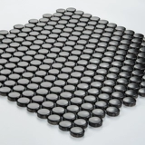 Маленькая керамическая мозаичная плитка с круглыми бусинами, черно-белая, серая, сине-зеленая, для кухни, ванной комнаты, ванной комнаты, нескользящая отделка стен и пола плиткой