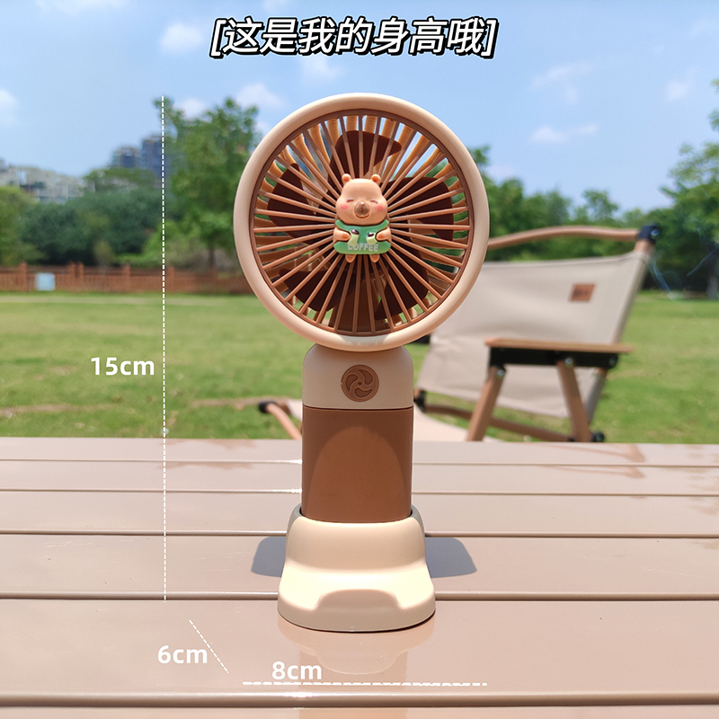 卡皮巴拉迷你USB手持小风扇公司活动实用小礼品伴手礼儿童节礼物 - 图3