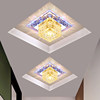 Led crystal square aisle light colorful entrance light