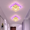 Led crystal square aisle light colorful entrance light