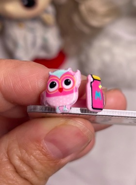 可爱卡通猫头鹰戒指指环