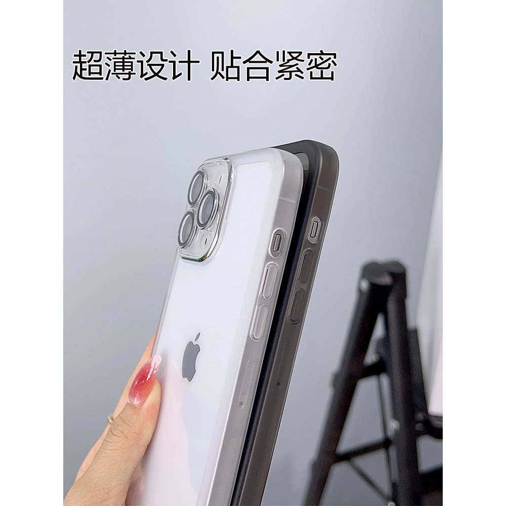 自带镜头膜适用vivo X100手机壳新款x100Pro超薄透明高级感保护套vivoix100防摔网红爆款软壳 - 图3