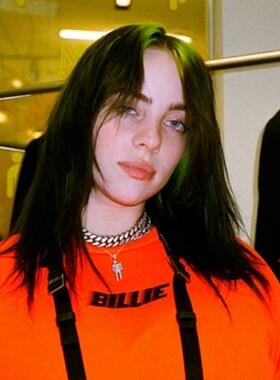 BillieEilish潮流个性碧梨同款上吊小人项链嘻哈说唱街头镶钻配饰