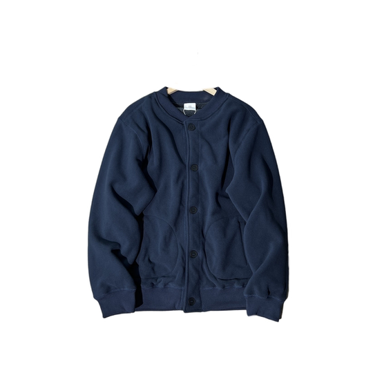 外贸尾货！加绒加厚高密保暖摇粒绒男女秋冬宽松棒球领夹克外套潮