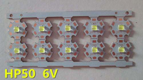 CREE XHP50 XHP70大功率LED灯珠6V12V白光灯芯焊20MM铜基板 - 图0