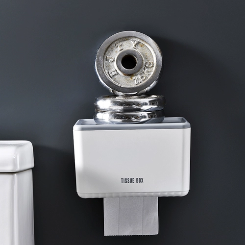 Санитарная бумажная коробка ткани для водонепроницаемой пунш -пунш -туалет туалет, бумага -стена -домашнее использование рука натирая бумажная полка