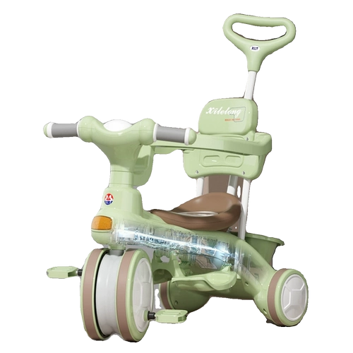 Детский трехколесный велосипед, детская музыкальная легкая прогулочная коляска для выхода на улицу, 1-6 лет