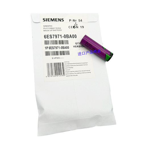 原装6ES7971-0BA00 SL-360 3.6V S7-400 西门子PLC锂电池TL-5903 - 图0