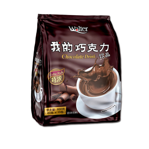 我的特浓巧克力粉600g马来西亚原装进口好喝热可可粉冲饮品 - 图1