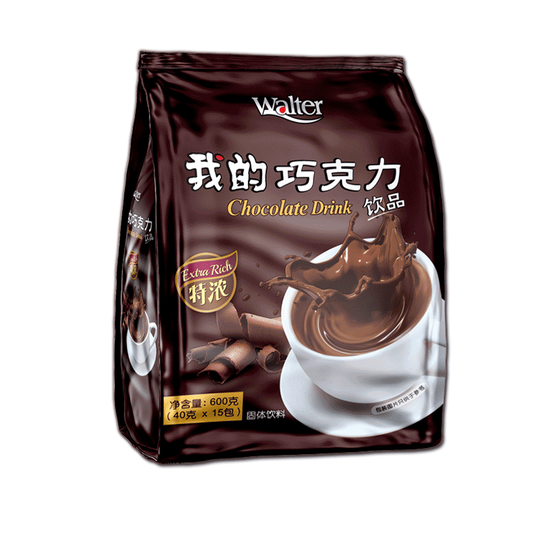 我的特浓巧克力粉600g马来西亚原装进口好喝热可可粉冲饮品 - 图3