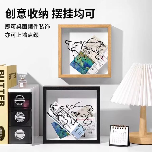 ການຕົບແຕ່ງຝາສີຂາວຂະຫນາດໃຫຍ່ທີ່ຫ້ອຍເວລາ fragments ກອບຮູບທີ່ລະນຶກ