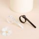 Finger measurement soft ruler with magnifying glass ring size measurement circle portable tool