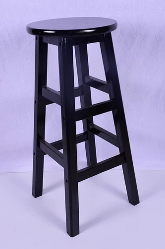 Стул с твердым деревом винного стула Высокий стул бар Бар -стул европейский вин в стиле высокий стул молочный чай магазин красный стул красный стул стул