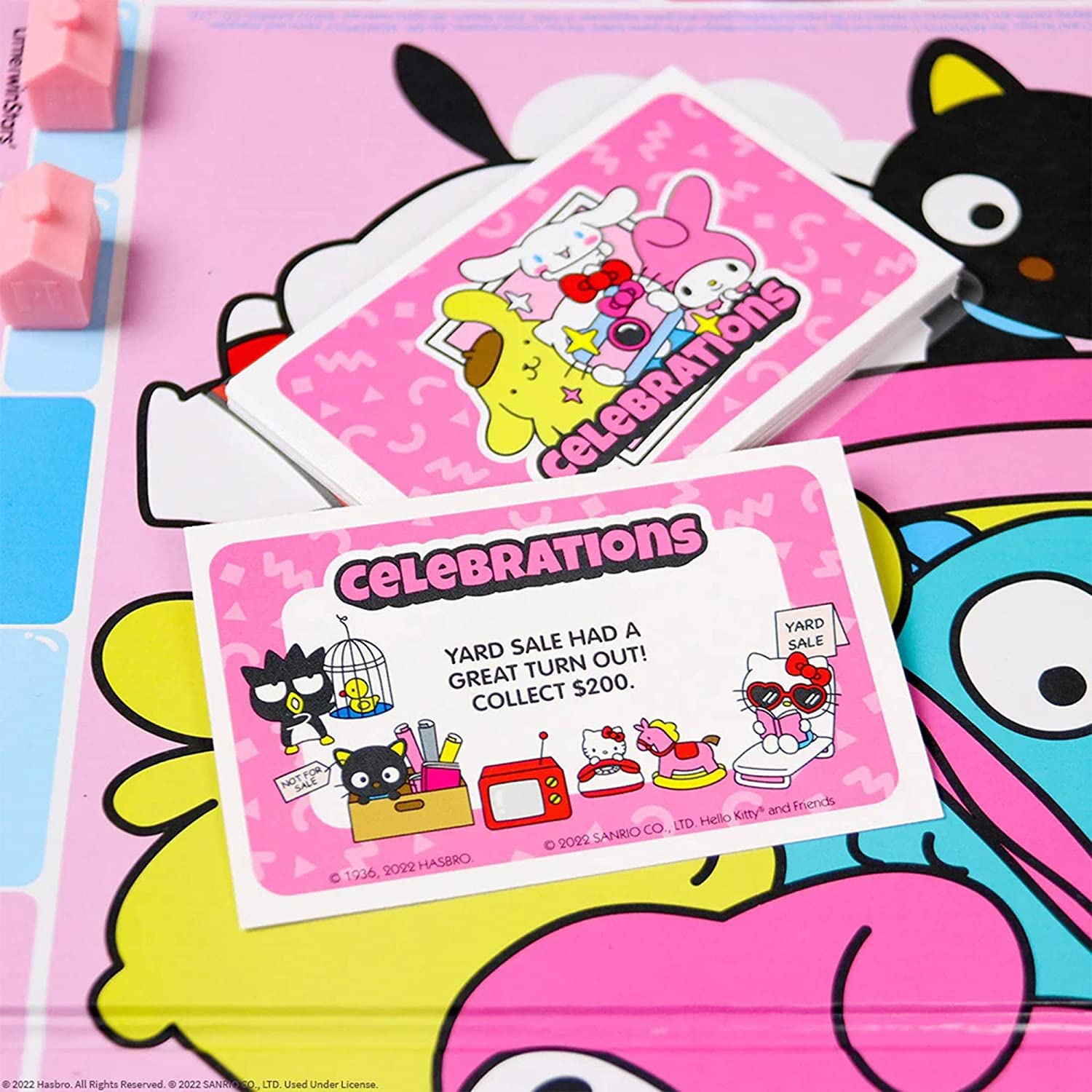 凯蒂猫与朋友大富翁强手棋桌面游戏玩具正品Hello Kitty Monopoly - 图2