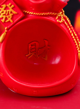 春节财神爷招财摆件客厅装饰品