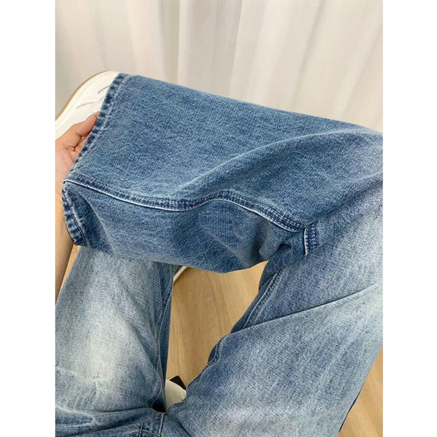 小个子低腰裤子夏薄款辣妹微喇牛仔裤女款新款休闲裤宽松直筒长裤,淘宝优惠券,粉丝福利购,淘宝优惠卷