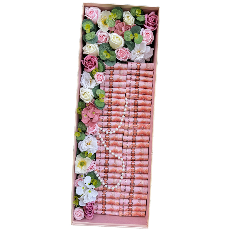 创意diy肥牛卷花束礼盒花艺包装有钱花手工礼物送男女朋友生日 - 图3