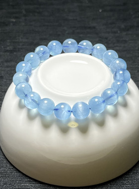 星光猫眼海蓝宝手链天然水晶手串