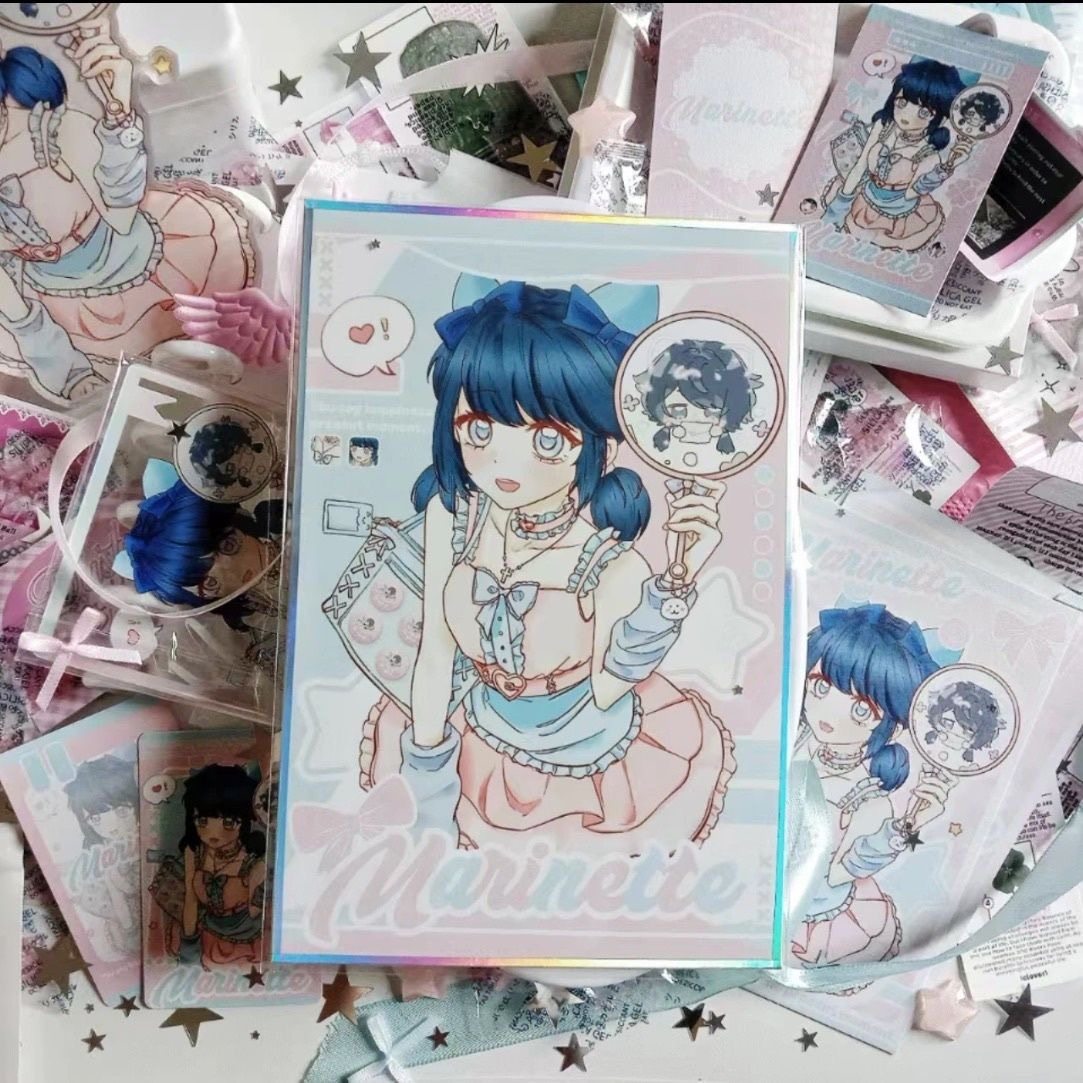 瓢虫雷迪周边玛丽娜亚克力立牌高颜值色纸桌面摆件二次元谷子,淘宝优惠券,粉丝福利购,淘宝优惠卷