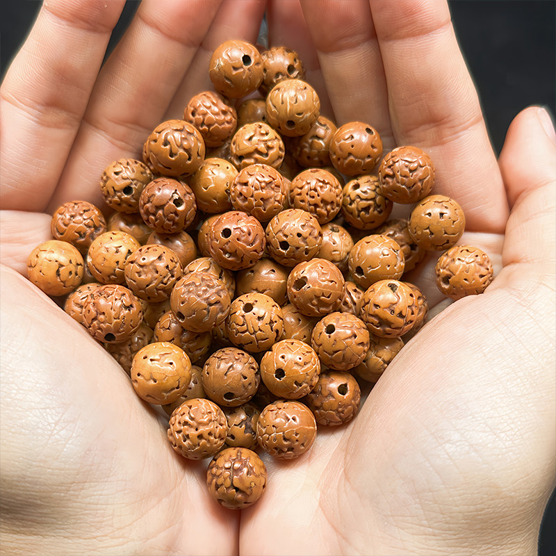 天然正圆无齿小金刚散珠菩提子文玩佛珠手串男女盘玩配饰,淘宝优惠券,粉丝福利购,淘宝优惠卷