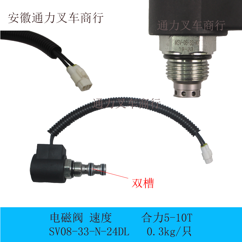 叉车档位电磁阀换挡阀 速度 34E-10BY 12V24V合力龙工杭叉通用 - 图3