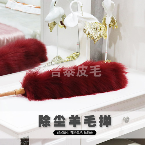 家居除尘掸家用不掉毛扫清洁鸡毛掸子纤维光谱技术支撑弹簧素色 - 图0