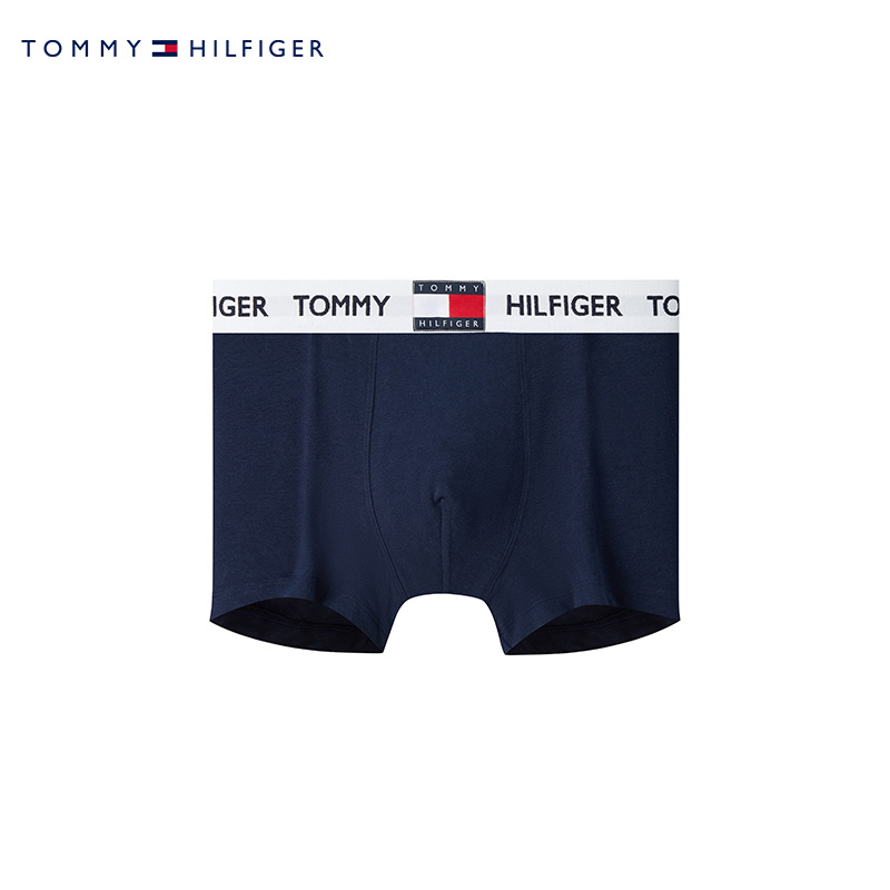 Tommy 男装简约字母提花腰边舒适贴身四角裤平角内裤礼品01810 - 图2