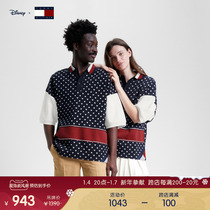 (DINEY joint series) Tommy23 new fall male and female Mickey jacquard short sleeve POLO 31620