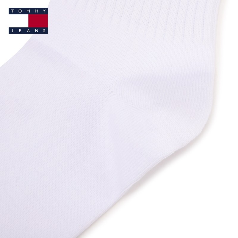 Tommy男装时尚潮流旗标字母提花舒适微弹商务休闲运动中筒袜子,淘宝优惠券,粉丝福利购,淘宝优惠卷