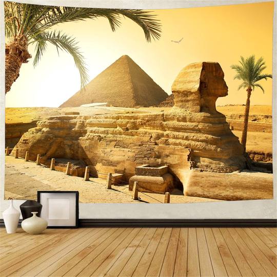 Retro Egyptian background cloth abstract room decoration wall