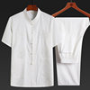 Summer short-sleeved loose dad plus size morning workout clothes