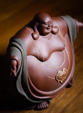 人物摆件佛像紫砂雕塑