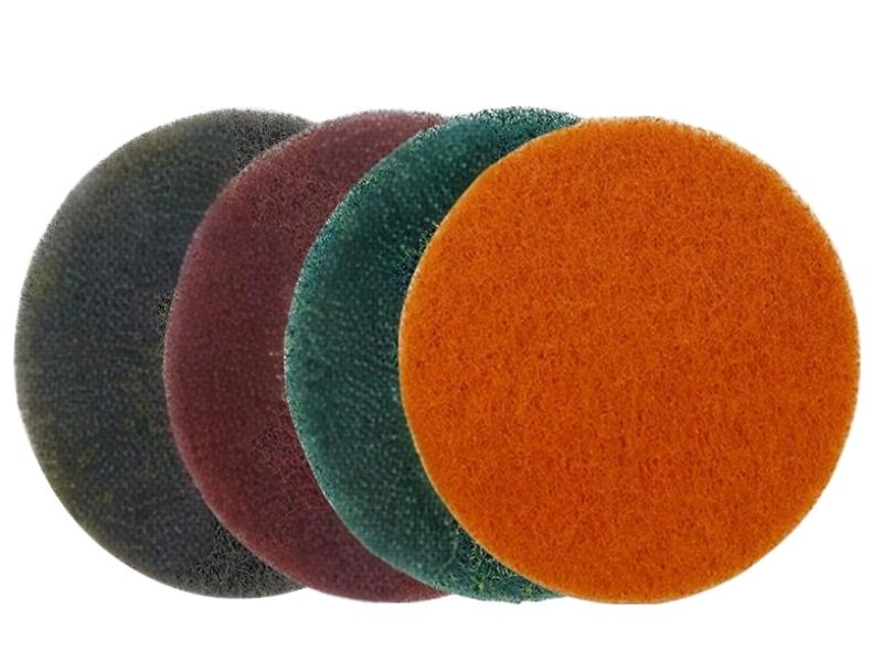 5寸植绒百洁布圆形自粘工业用加厚背绒抛光片金属打磨清洁拉绒片,淘宝优惠券,粉丝福利购,淘宝优惠卷