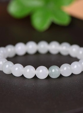 新疆天然天山翠手链玉石翠玉