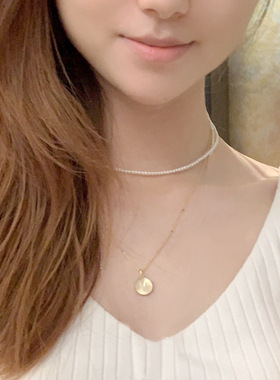 925纯银项链巴洛克风潮ins项饰