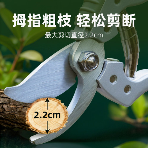 沃施worth园艺剪刀家居修枝剪果枝剪果树剪园林剪树枝修剪剪刀 - 图1