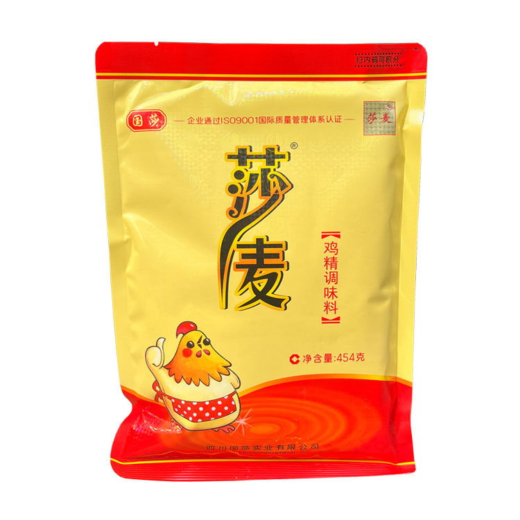 国莎 莎麦鸡精调味料454g/袋四川沙麦厨房家用高汤替代味精高鲜味 - 图0